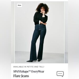 NWT SPANX Flare Jeans💙💙

SPANXshape™ EveryWear
Flare Jeans